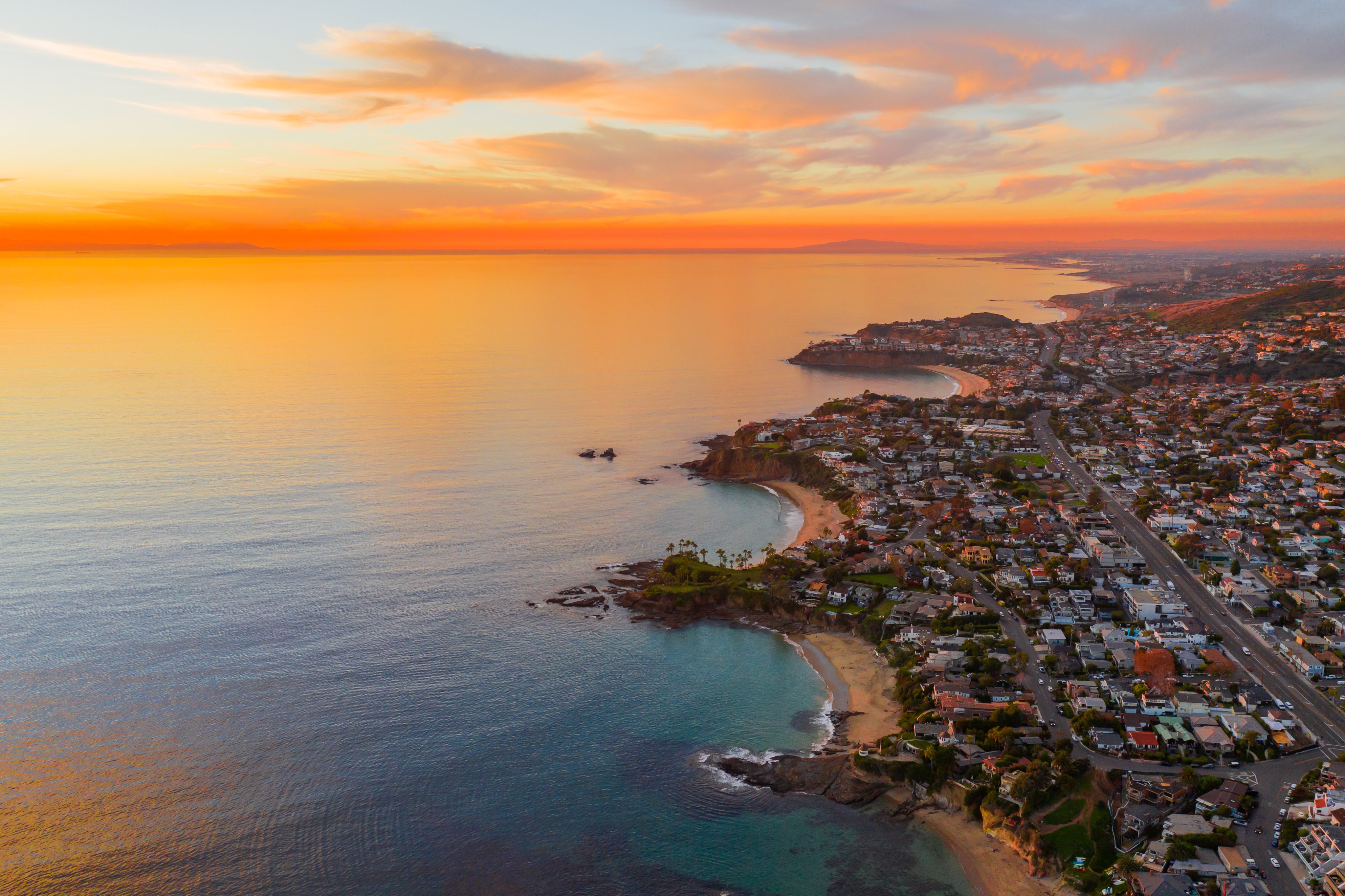 Pacific Coast Highway at sunset